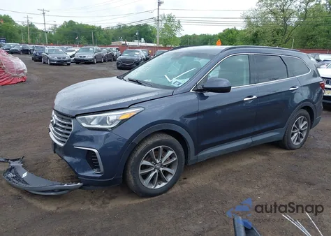 2017 Hyundai Santa Fe Se из США, поврежденный, VIN KM8SM4HF8HU167087